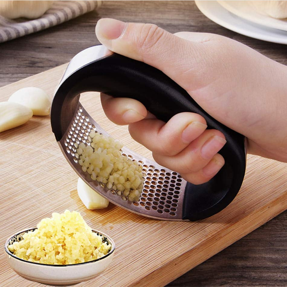 Renewli Stainless Steel Garlic Press