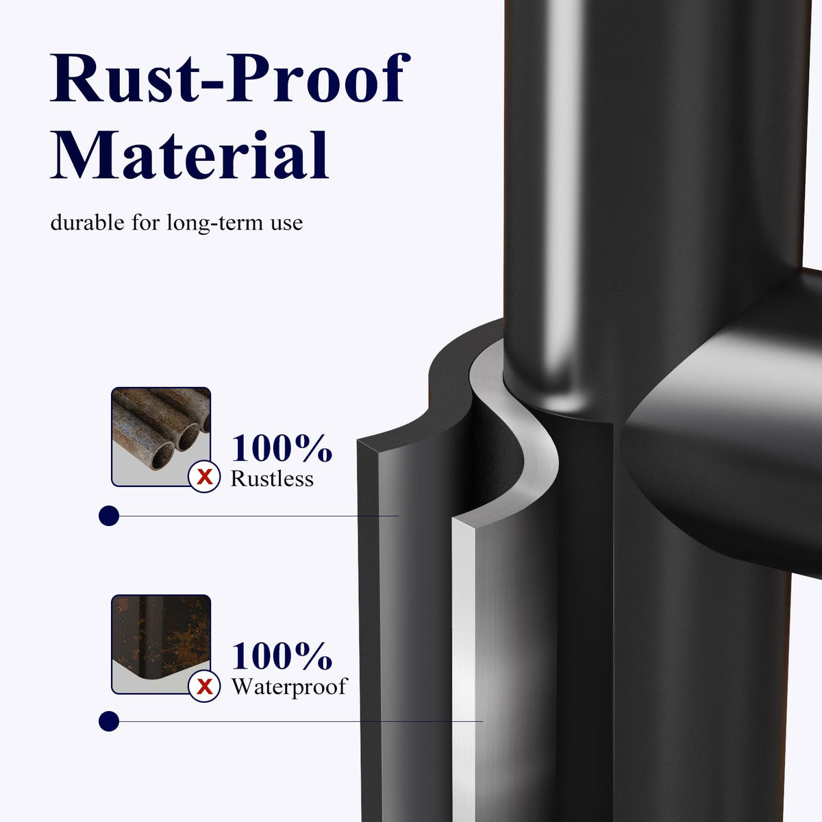 Kitsure Freestanding Toilet Paper Holder with Shelf