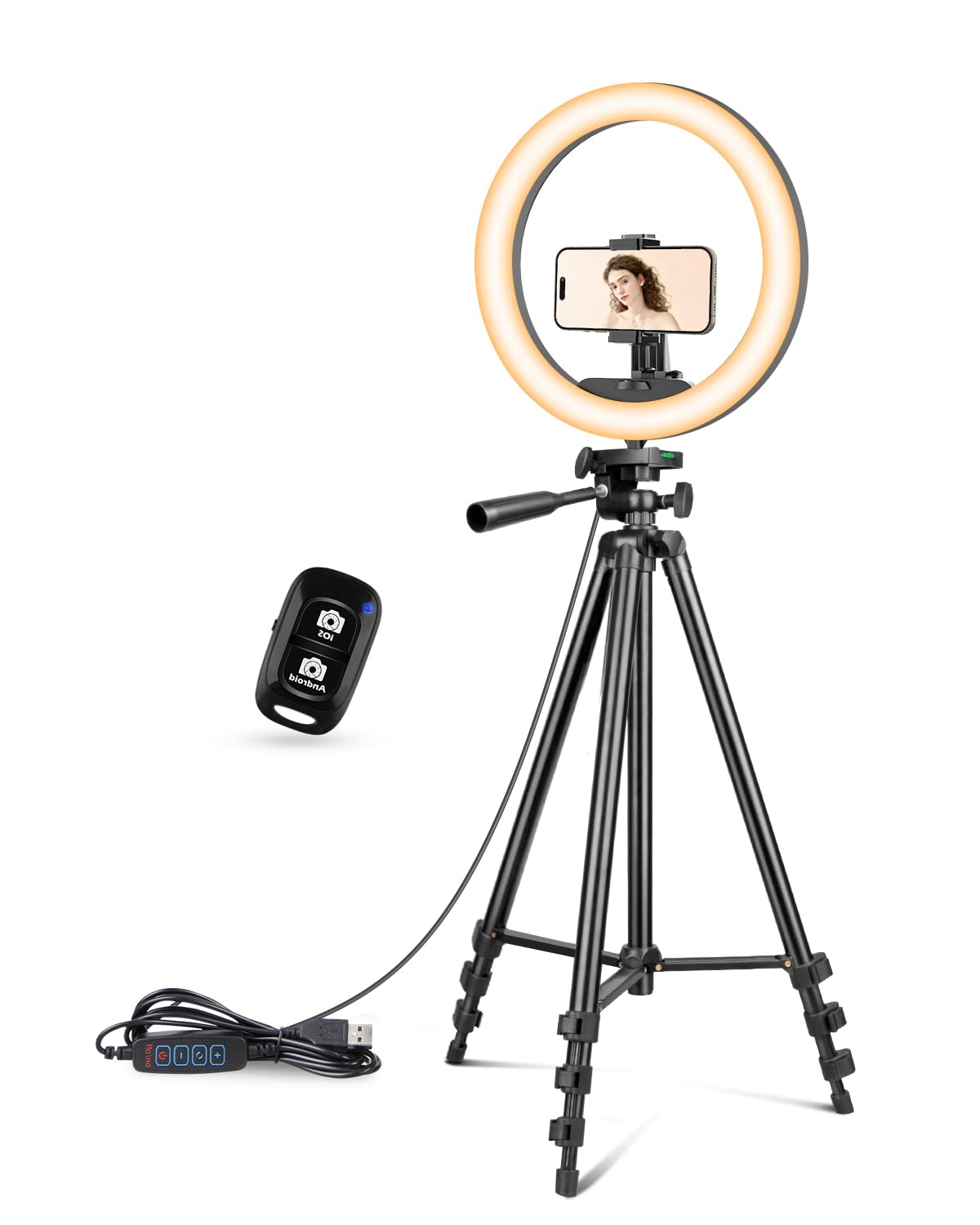 UBeesize 12-Inch Ring Light with Tripod