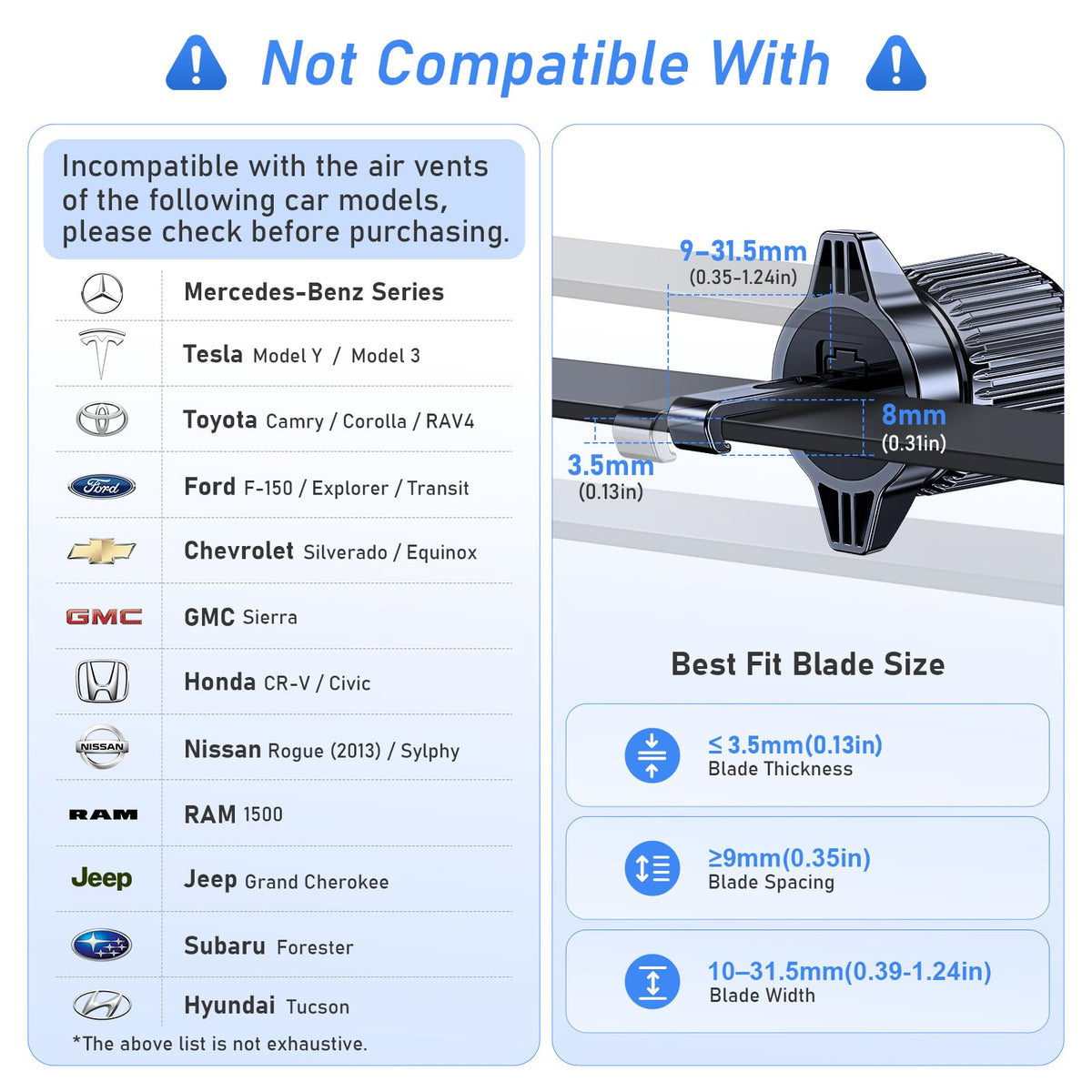 Blukar Air-Vent Car Phone Mount