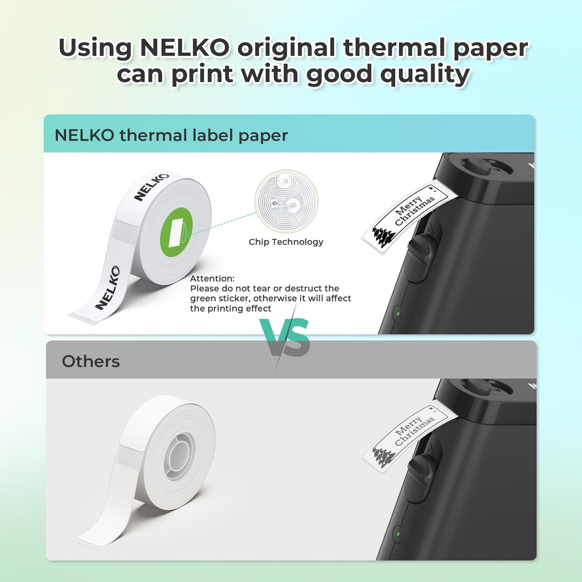 Portable Bluetooth Label Maker with Tape