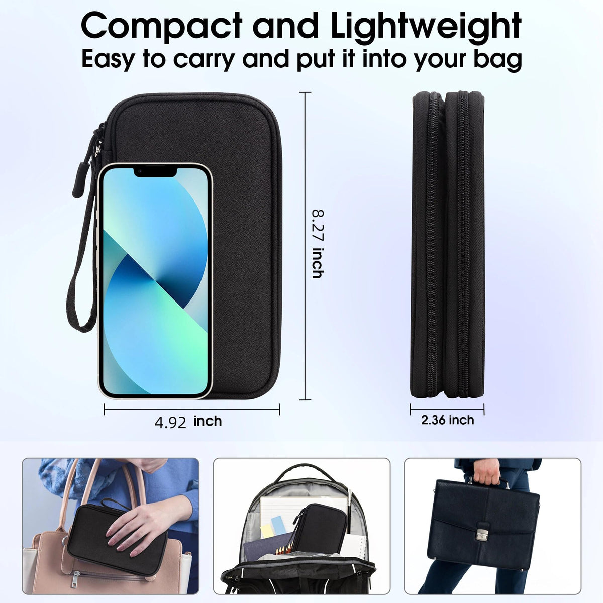 Arae Double-Layer Travel Cable Organizer