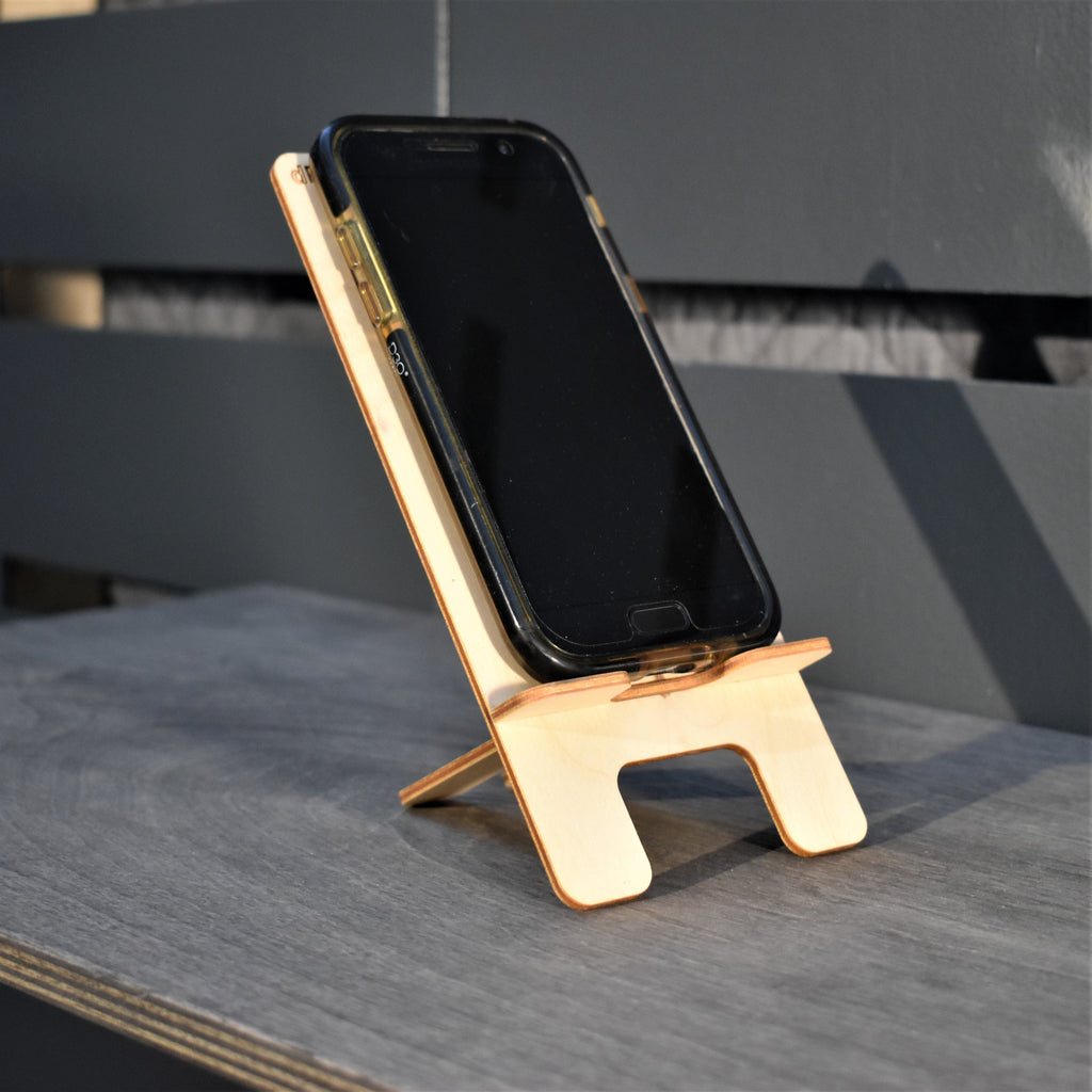 Renewli Minimalist Wooden Phone Stand
