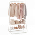 Renewli Heavy-Duty Clothes Rack with Storage Shelves